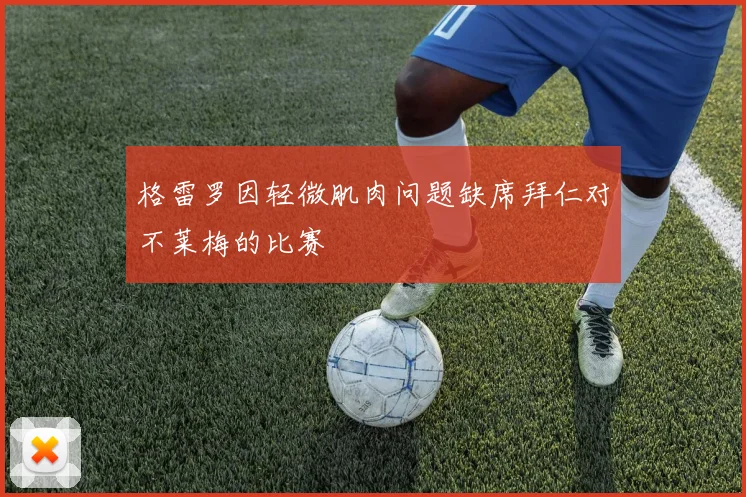 格雷罗因轻微肌肉问题缺席拜仁对不莱梅的比赛